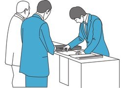 到场のイラスト