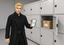 自提点のイラスト