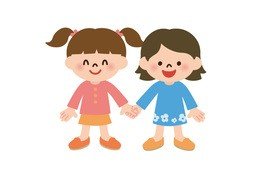 姐妹のイラスト