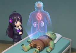 休克のイラスト