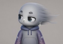 摇头のイラスト