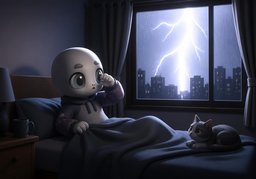 번개のイラスト