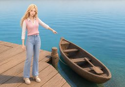 Illustration for pirogue (canoe)