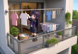 베란다のイラスト