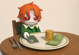 餐费のイラスト