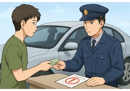罚款のイラスト