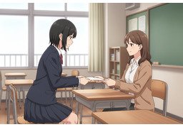 提出のイラスト