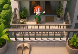아랫집のイラスト