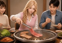 불판のイラスト