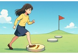 걸음のイラスト