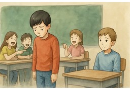 묵묵히のイラスト