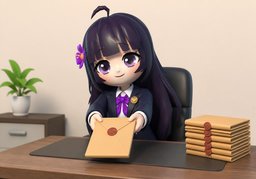 公仆のイラスト