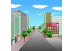 街のイラスト