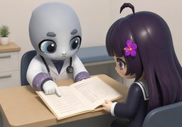 진료기록のイラスト
