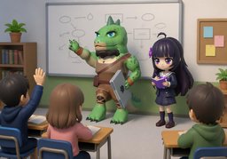 docenteのイラスト