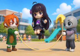 줄넘기のイラスト