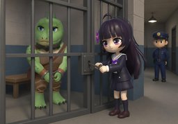 emprisonnerのイラスト