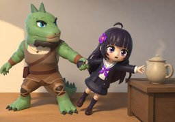 远离のイラスト