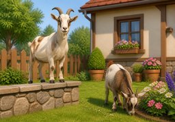 Illustration for Ziege (goat)