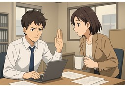 Illustration for 打扰 (bother)