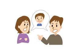 抚养权のイラスト