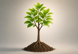 Illustration for 棵 (classifier for plants)