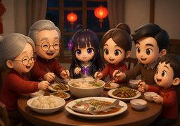 除夕のイラスト