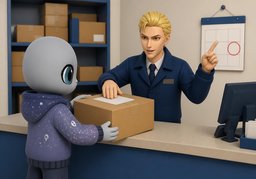expédierのイラスト