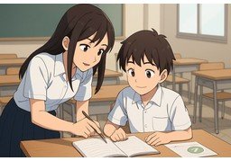 学姐のイラスト