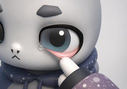 异物感のイラスト