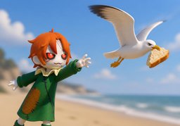 Illustration for mouette (seagull)