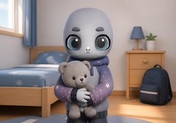 独生子女のイラスト