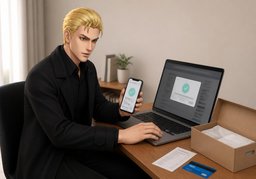 환불절차のイラスト