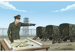 动员のイラスト