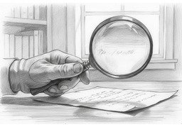 查明のイラスト