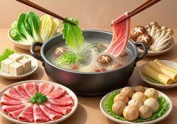 火锅のイラスト