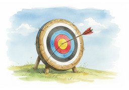 목표のイラスト