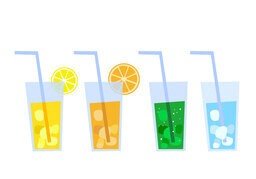 酒水のイラスト