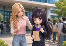힘내다のイラスト