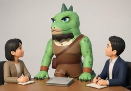 所长のイラスト