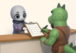 cuestionarioのイラスト