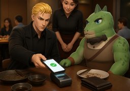 모바일결제のイラスト