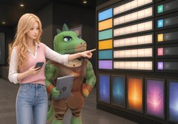 상영시간표のイラスト
