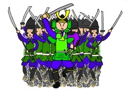部队のイラスト