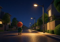 가로등のイラスト