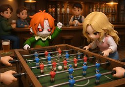 futbolínのイラスト