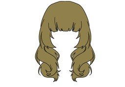 头发のイラスト