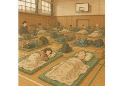 대피소のイラスト