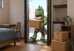 房客のイラスト
