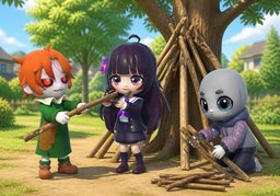막대기のイラスト